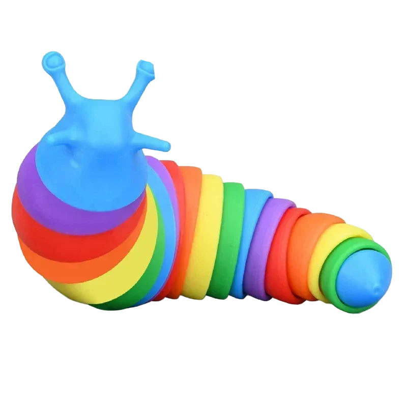 3D Colorful Fidget Slug