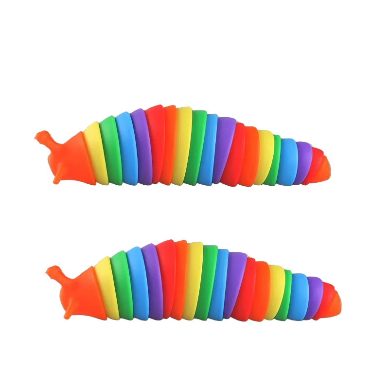 3D Colorful Fidget Slug