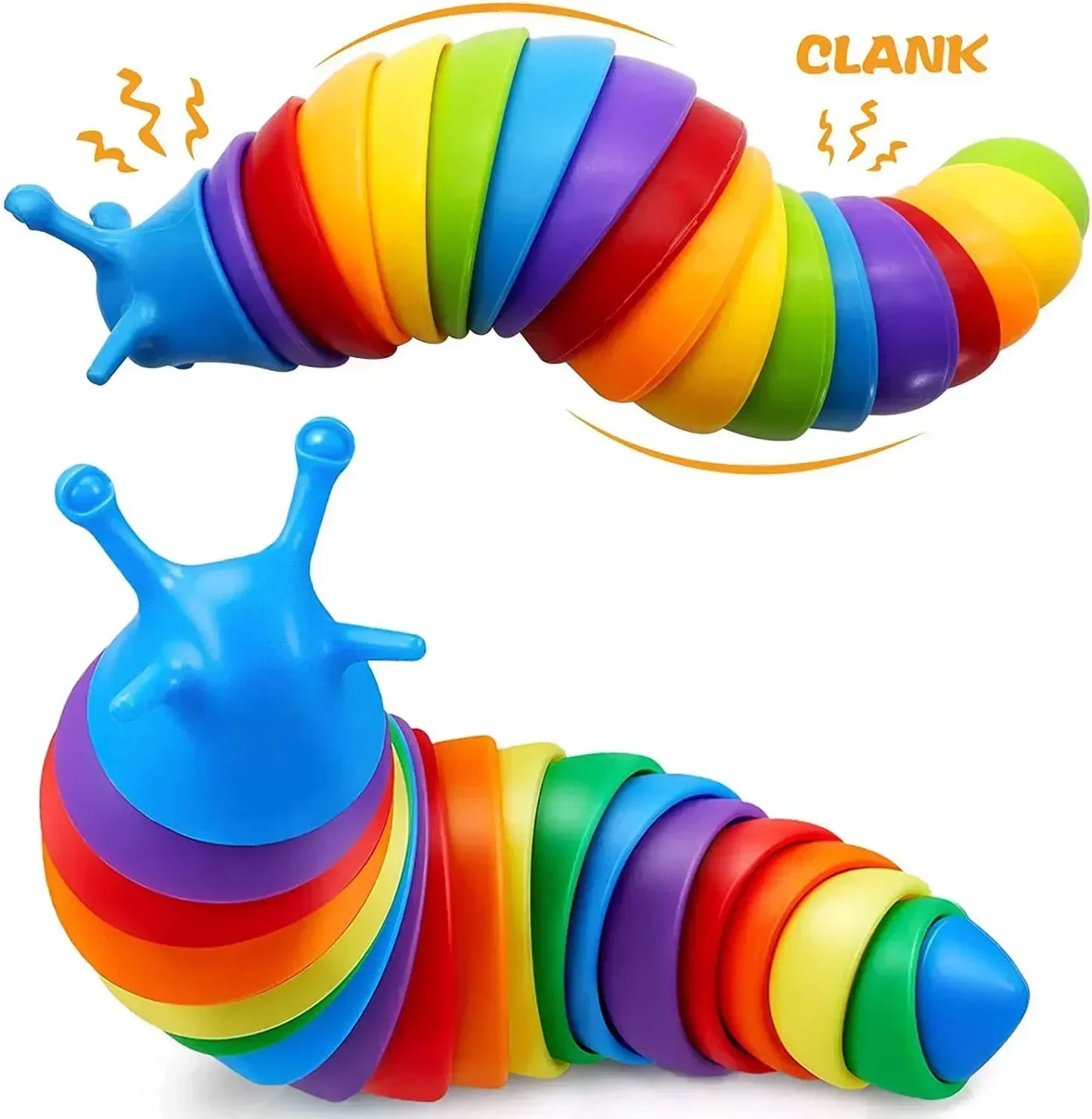 3D Colorful Fidget Slug