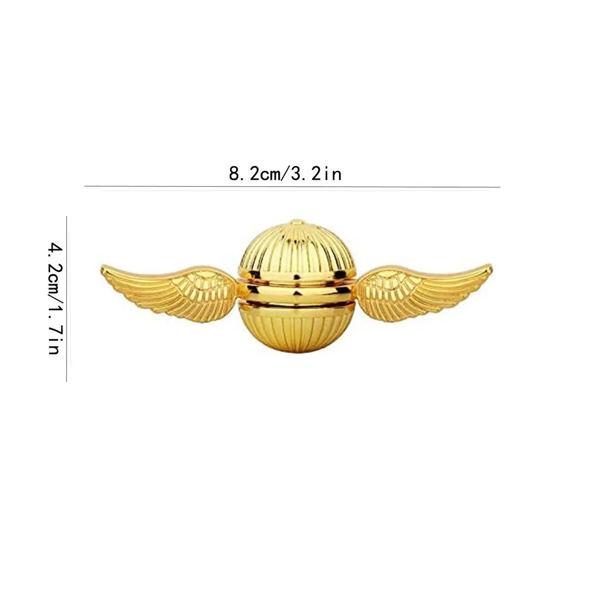 Golden Snitch Winged Fidget Spinner