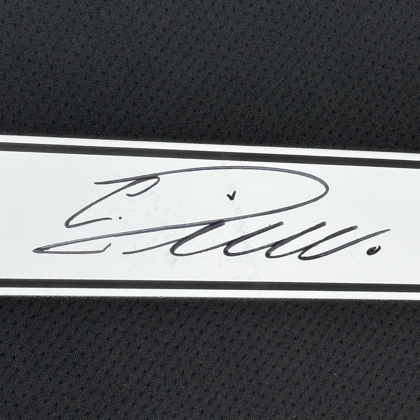 Framed Autographed/Signed Cristiano Ronaldo 35x39 Manchester United Black Soccer Jersey Beckett BAS COA #2