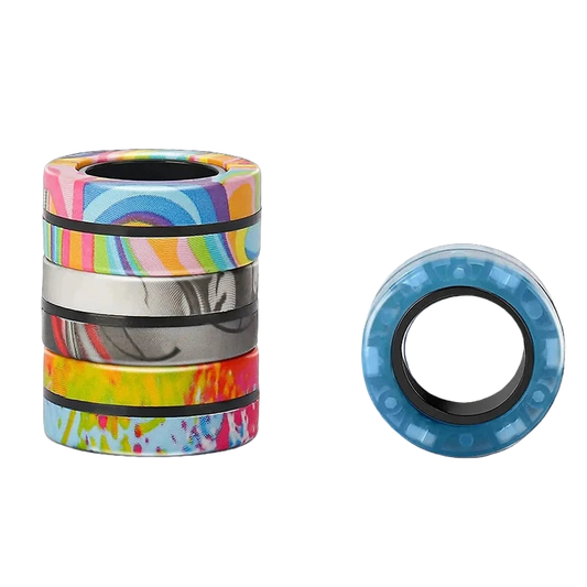 3 Magnetic Fidget Rings