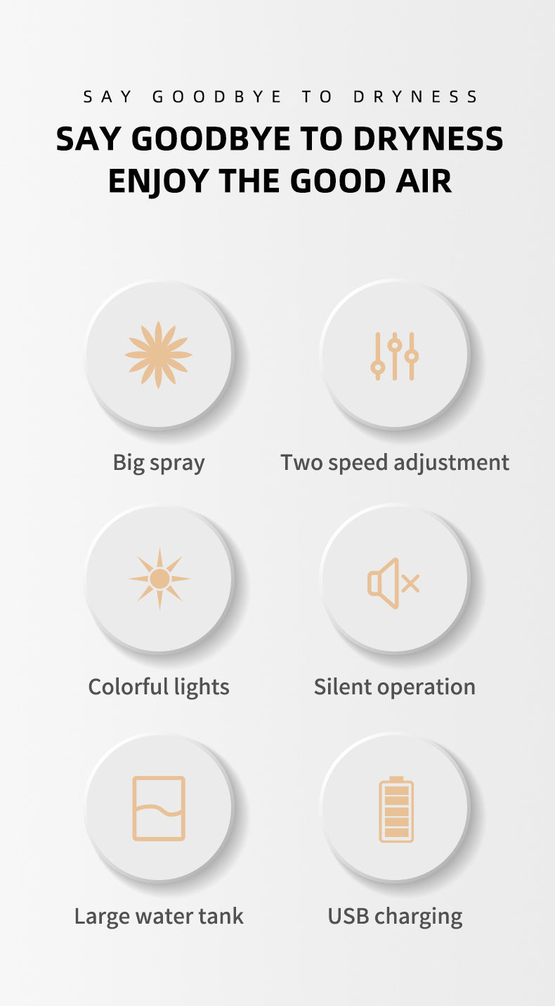 Mini Humidifier Nigh Light